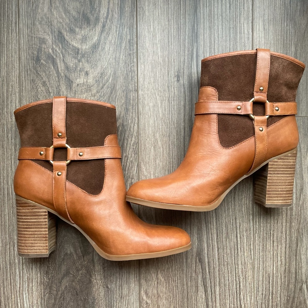 9.5 RALPH LAUREN Brown Dylan Riding Boots
